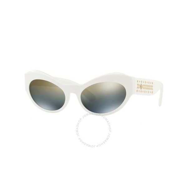 베르사체 베르사체 Versace Grey Mirror Gradient Cat Eye Ladies Sunglasses VE4356 401/Y9 54