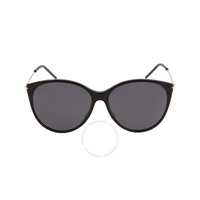 구찌 Gucci Grey Cat Eye Ladies Sunglasses GG1268S 001 58