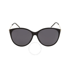 구찌 Gucci Grey Cat Eye Ladies Sunglasses GG1268S 001 58