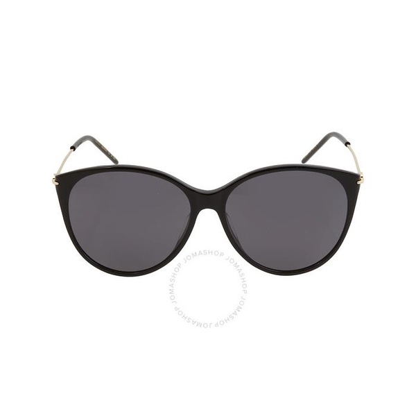 구찌 구찌 Gucci Grey Cat Eye Ladies Sunglasses GG1268S 001 58