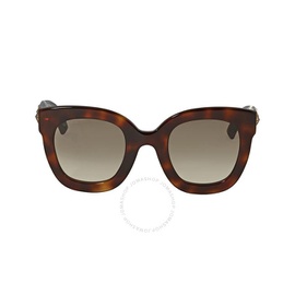 구찌 Gucci Brown Gradient Butterfly Ladies Sunglasses GG0208S 003 49