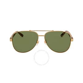 구찌 Gucci Green Pilot Mens Sunglasses GG0528S 009 63