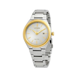 Citizen Eco-Drive Silver Dial Mens Watch AW1378-84B