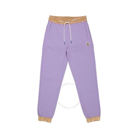 몽클레어 Moncler Ladies Purple Cotton Logo Sweatpants H10938H00011-809LC-605