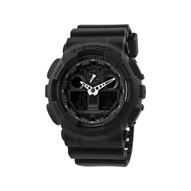 Casio G-Shock Perpetual Alarm World Time Chronograph Quartz Analog-Digital Black Dial Mens Watch GA-100-1A1 GA100-1A1
