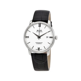 Mido Baroncelli SI Automatic White Dial Mens Watch M027.408.16.018.00 M0274081601800