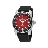 Revue Thommen Diver Automatic Red Dial Mens Watch 17030.2536