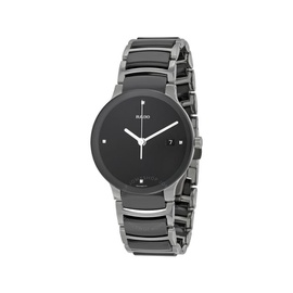 Rado Centrix Quartz Black Dial Black Ceramic Unisex Watch R30934712