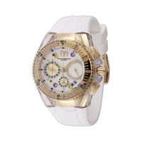 Technomarine C루이 RUISE GMT Quartz Crystal White Dial Unisex Watch TM-121004