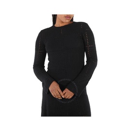 Chloe Ladies Black Knitted Pullover Jumper CHC22SMP24550001