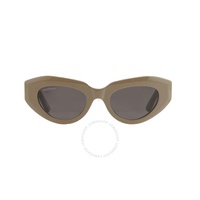 발렌시아가 Balenciaga Grey Cat Eye Ladies Sunglasses BB0236S 004 52