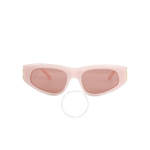발렌시아가 발렌시아가 Balenciaga Red Cat Eye Ladies Sunglasses BB0095S 003 53