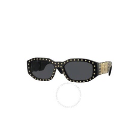 베르사체 Versace Dark Grey Geometric Unisex Sunglasses VE4361 539787 53