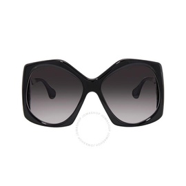 구찌 Gucci Grey Geometric Ladies Sunglasses GG0875S 001 62