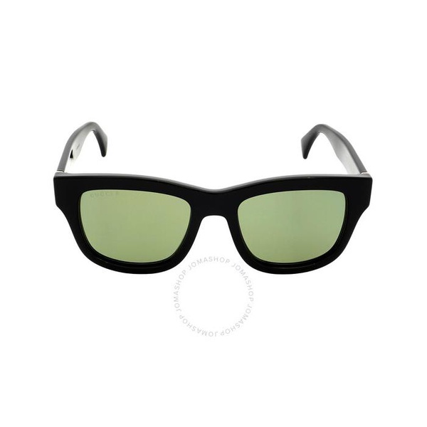 구찌 구찌 Gucci Polarized Green Square Mens Sunglasses GG1135S 001 51