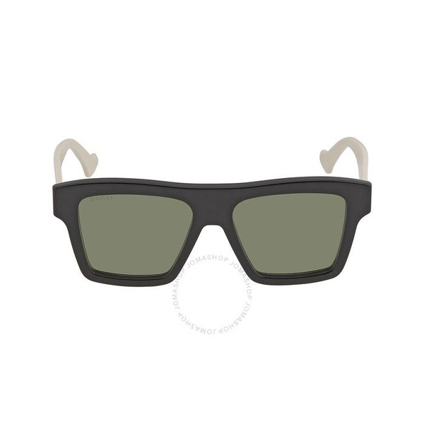 구찌 구찌 Gucci Green Rectangular Mens Sunglasses GG0962S-004 GG0962S 004