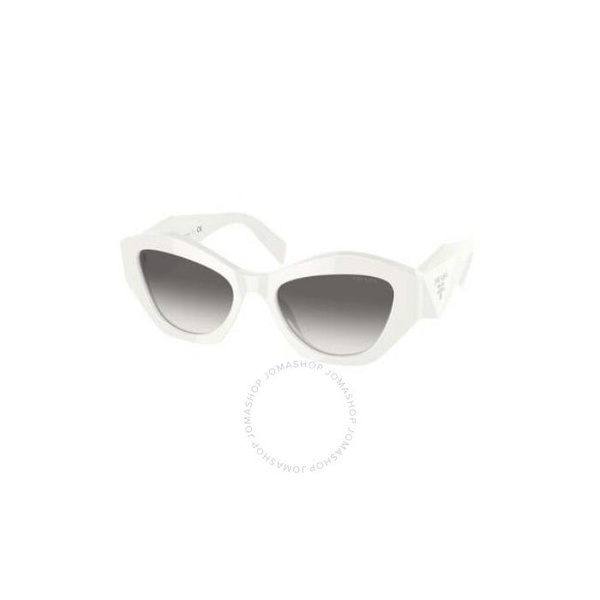 프라다 Prada Grey Gradient Cat Eye Ladies Sunglasses PR 07YSF 142130 55