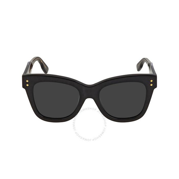 구찌 구찌 Gucci Grey Cat Eye Ladies Sunglasses GG1082S 001 52