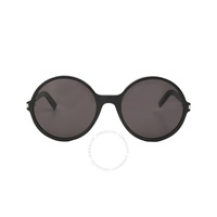 생로랑 Saint Laurent Black Round Ladies Sunglasses SL 450 001 58