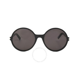 생로랑 Saint Laurent Black Round Ladies Sunglasses SL 450 001 58