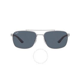 레이밴 Ray-Ban Dark Gray Rectangular Unisex Sunglasses RB3701 924387 59