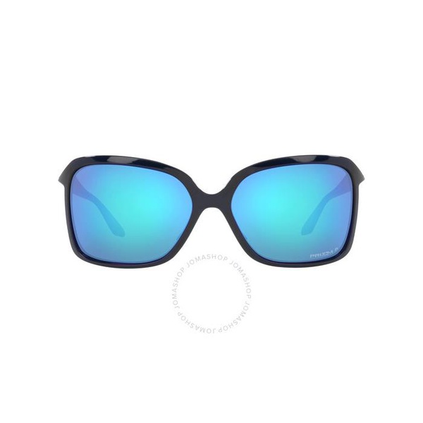 오클리 오클리 Oakley Wildrye Prizm Sapphire Polarized Butterfly Ladies Sunglasses OO9230 923001 61