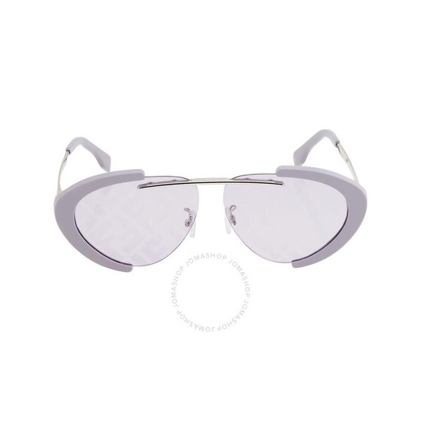 펜디 펜디 Fendi Bordeaux Mirror Oval Mens Sunglasses FE40042U 81U 59