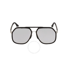 펜디 Fendi Smoke Mirror Navigator Mens Sunglasses FE40041U 02C