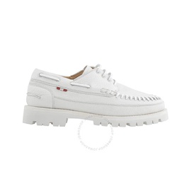 Bally Mens Trendal White Leather Moccasins 6300198