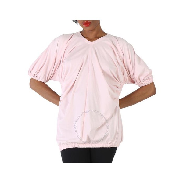 버버리 버버리 Burberry Ladies Alabaster Pink Lana Coordinates Print Shirt 8030339