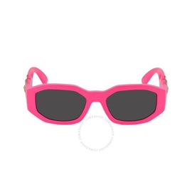 베르사체 Versace Medusa Biggie Pink Geometric Unisex Sunglasses VE4361 531887 53