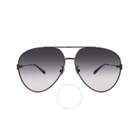 구찌 Gucci Grey Gradient Pilot Ladies Sunglasses GG1280S 002 62