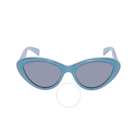 구찌 Gucci Blue Cat Eye Ladies Sunglasses GG1170S 003 54