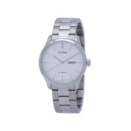 Citizen Automatic White Dial Mens Silver-toned Watch NH8350-83A