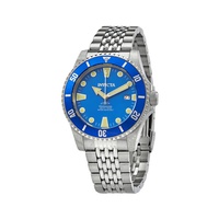Invicta Pro Diver Automatic Blue Dial Stainless Steel Mens Watch 33503