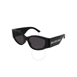 발렌시아가 Balenciaga Grey Cat Eye Ladies Sunglasses BB0258S 001 58