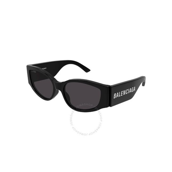 발렌시아가 발렌시아가 Balenciaga Grey Cat Eye Ladies Sunglasses BB0258S 001 58