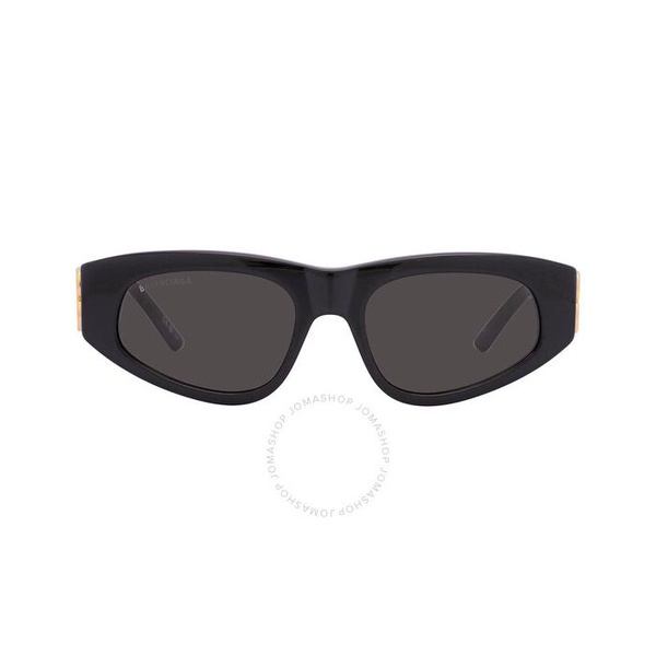 발렌시아가 발렌시아가 Balenciaga Grey Oval Ladies Sunglasses BB0095S 001 53