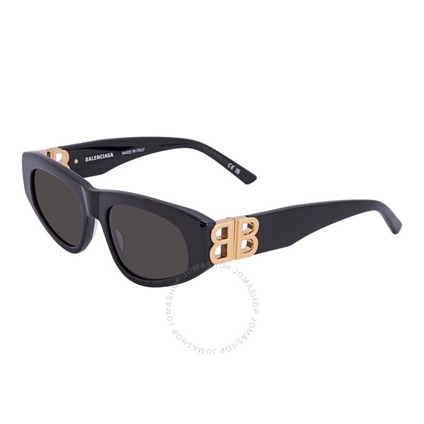 발렌시아가 발렌시아가 Balenciaga Grey Oval Ladies Sunglasses BB0095S 001 53