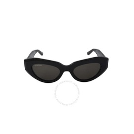발렌시아가 Balenciaga Gray Cat Eye Ladies Sunglasses BB0236S 001 52