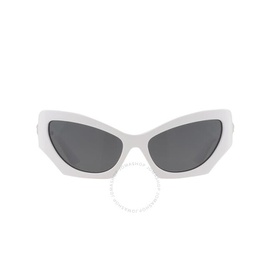 베르사체 Versace Dark Grey Cat Eye Ladies Sunglasses VE4450 314/87 60