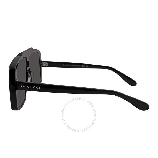 구찌 구찌 Gucci Grey Shield Unisex Sunglasses GG1369S 001 62