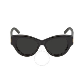 생로랑 Saint Laurent Black Cat Eye Ladies Sunglasses SL 506 001 51