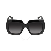 구찌 Gucci Grey Gradient Square Ladies Sunglasses GG1022S 006 54