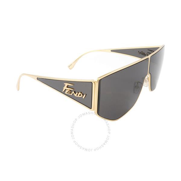펜디 펜디 Fendi Grey Shield Ladies Sunglasses FE40051U 32a 68 FE40051U 32a 68