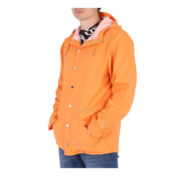  레인스 Rains Orange Waterproof Lightweight Jacket 12010 ORN