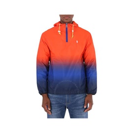 폴로 랄프 로렌 Polo Ralph Lauren Mens Orange Ombre Logo Pullover Jacket 710843336001