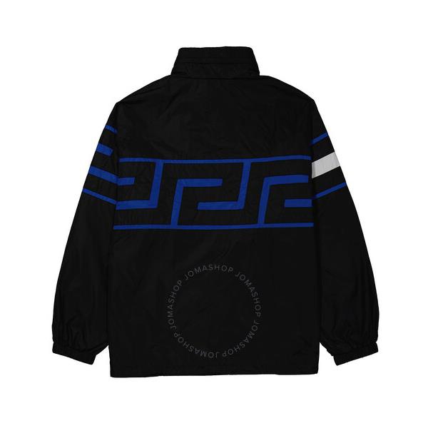 베르사체 베르사체 Versace Black Greca Logo Print Blouson Jacket 1003641-1A02513-1B000