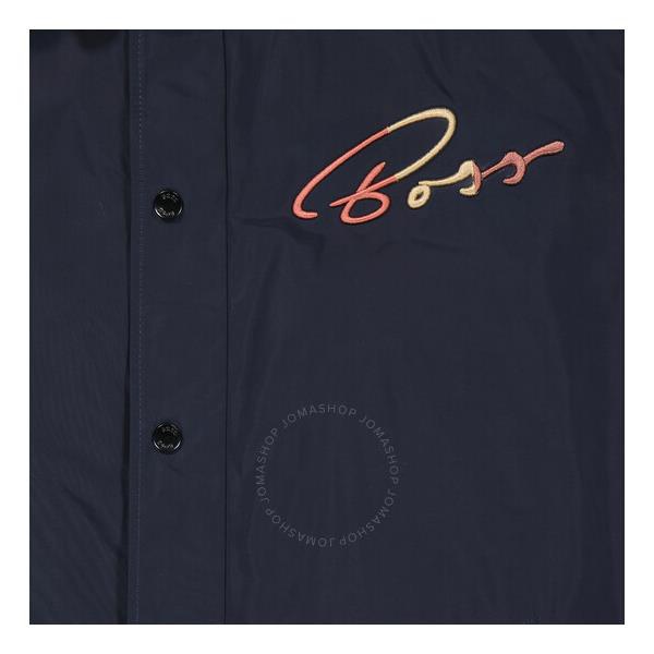휴고보스 휴고 Hugo Boss Mens Dark Blue Colton Memory-Fabric Jacket 50468494-404