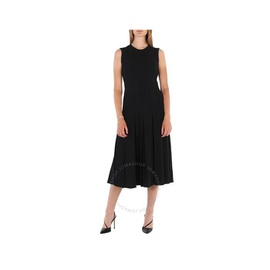 버버리 Burberry Aria Pleated Dress In Black 4073465